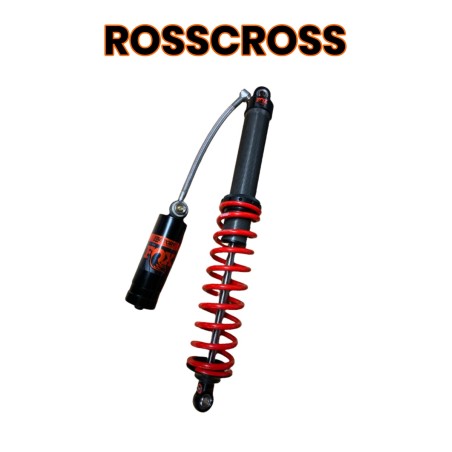 Amortisseur remote Aluminium RC2 ROSSCROSS simple ressort