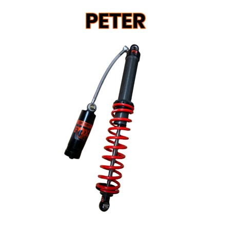 Amortisseur remote Aluminium RC2 PETER simple ressort